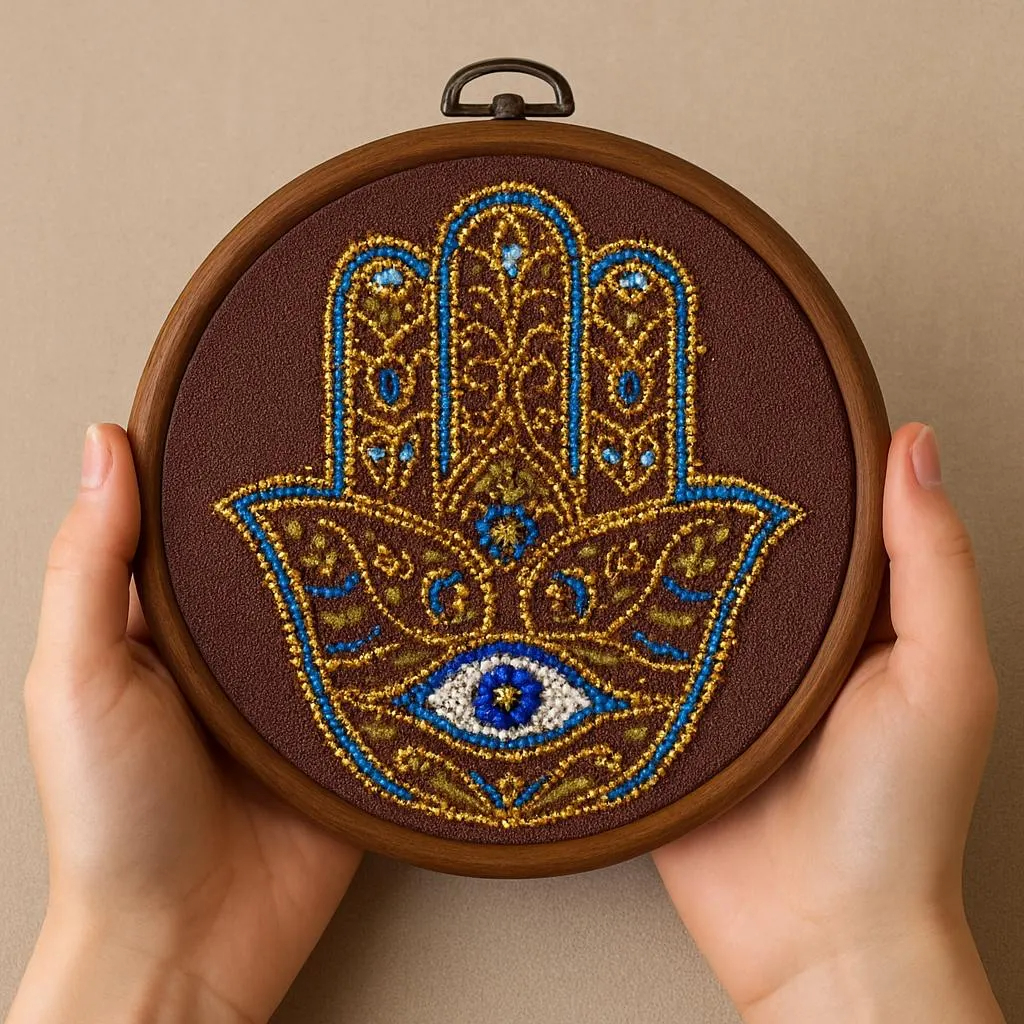 Hamsa Hand DIY Bead Embroidery Kit